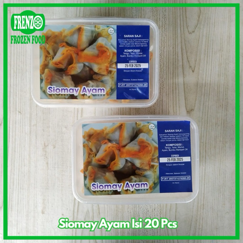 

Siomay Ayam Isi 20 Pcs