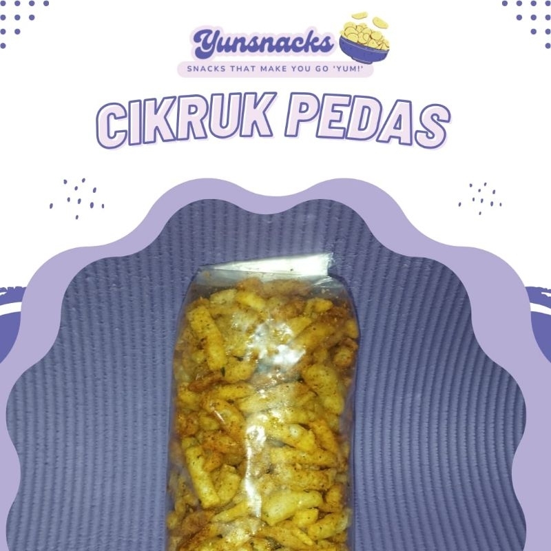 

Cikruk pedas | Cemilan | Makanan ringan