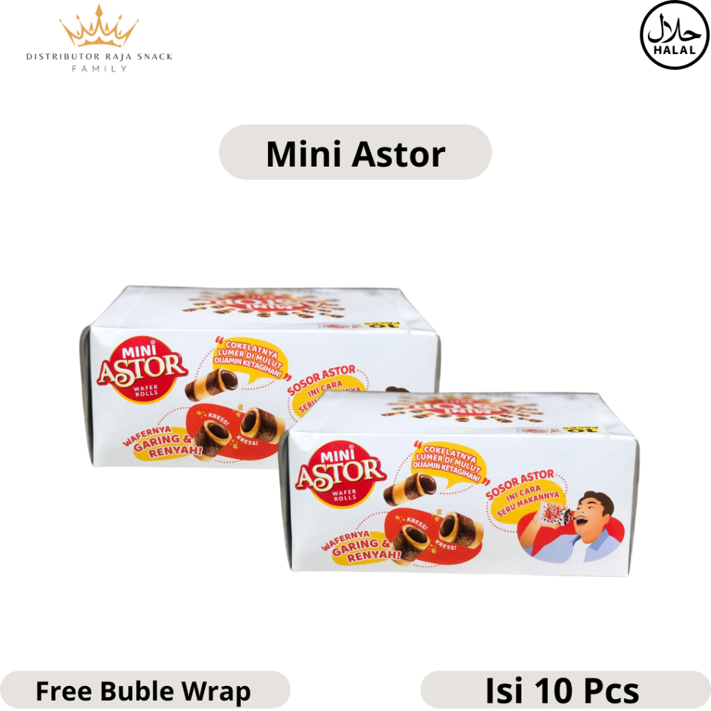 

New Mini Astor Lumer Cokelat 1 Box isi 10pcs @20gram