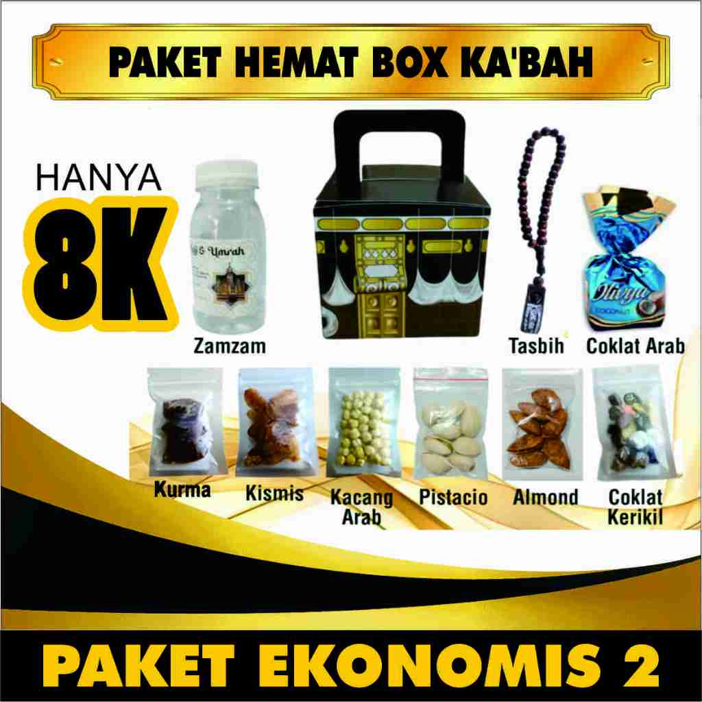 

Paket Ekonomis Dus Box Ka'bah Oleh-oleh Haji dan Umroh