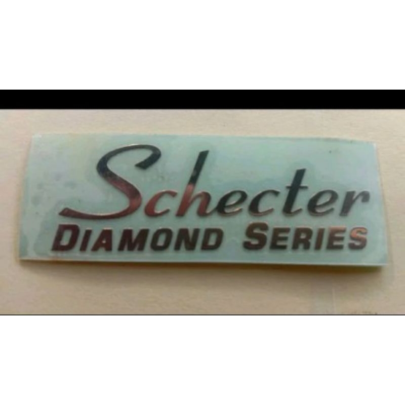Sticker Logo Guitar Schecter Diamon Series