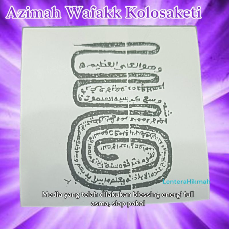 

Kertas stiker wfq Kolosaketi