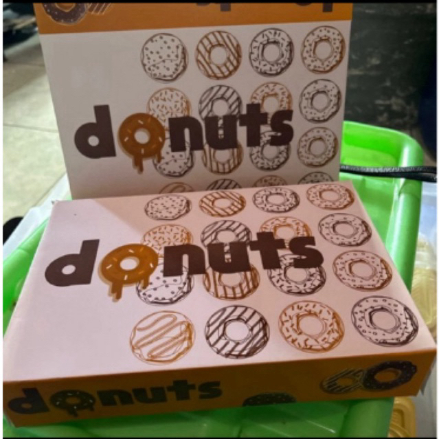 

Kotak Donat / Kotak packaging Donat/ Box Donat Laminasi/Kotak Donat untuk donat 6pcs/ Kotak Donuts Per Pcs