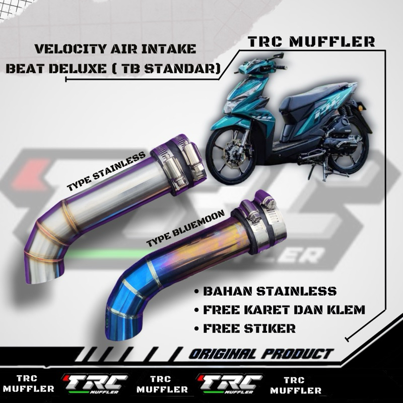 Velocity Stainless pnp boxs fillter  Beat Scoopy Vario fi Esp throttle body 26-30mm Tb standar