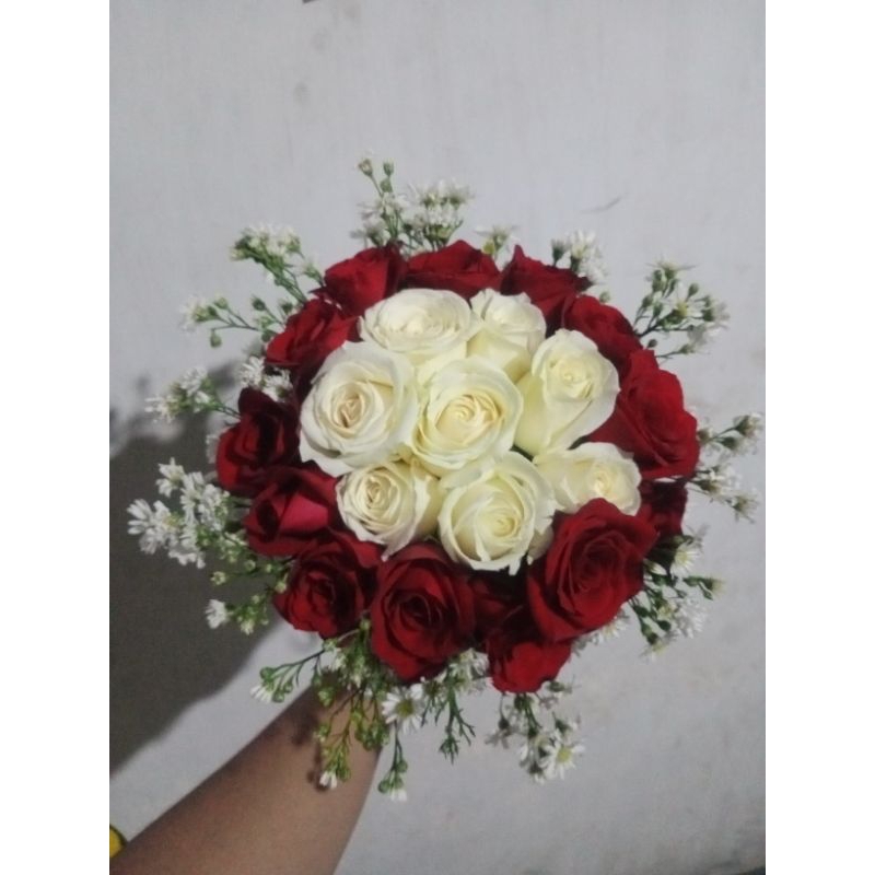 hand buket bunga asli buket pengantin buket tangan