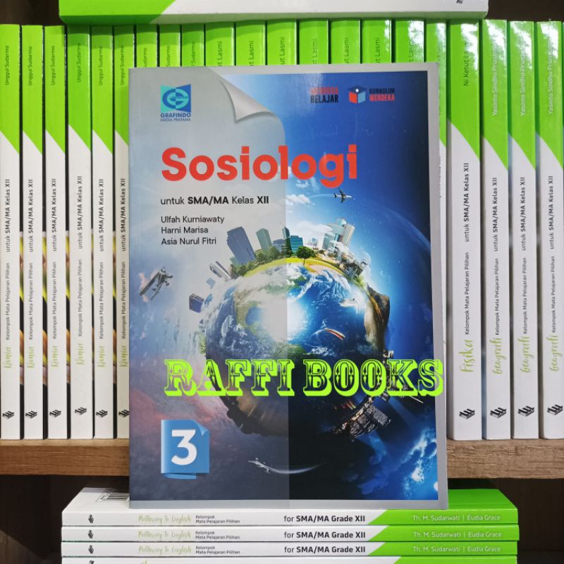 Buku Sosiologi Kelas 3/XII/12 SMA Grafindo Kurikulum Merdeka