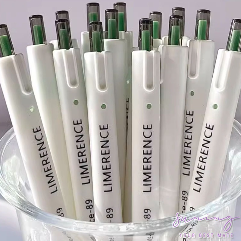 

Gelpen Pulpen Pena gel hijau melati hitam warna