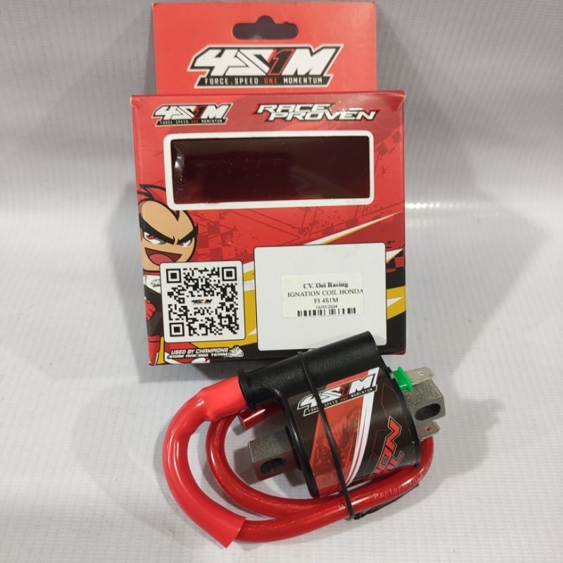 COIL KOIL KUIL PENGAPIAN INJEKSI 4S1M HONDA BEAT FI SCOOPY FI ESP PCX VARIO 125 150 160 ADV GENIO SU