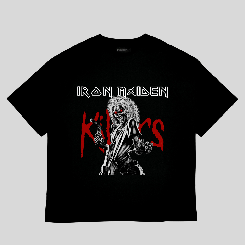 DISASTR Kaos Bootleg Iron Maiden Tiago Killers Tshirt