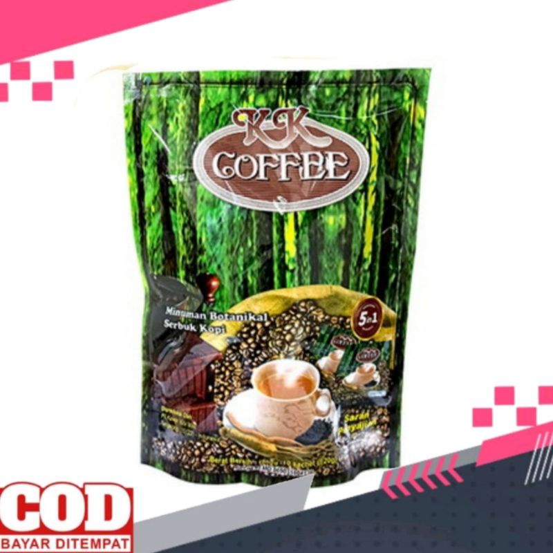 

KK Coffee Kopi 5 in 1 Minuman Botanikal BaikUntuk Kesehatan Tubuh Serbuk Kopi KK Indonesia