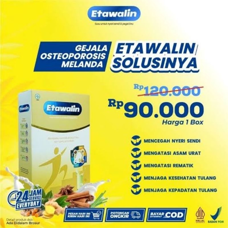 

Etawalin Susu Etawa Herbal Nyeri Sendi Official 1 Box