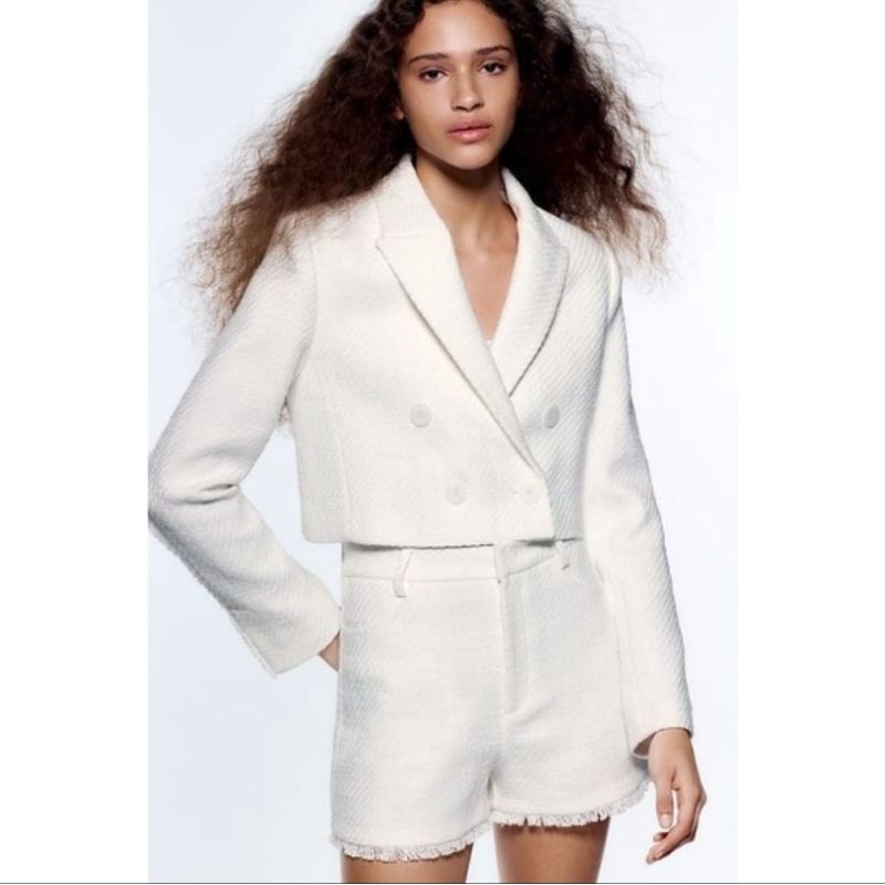 Zara oneset tweed