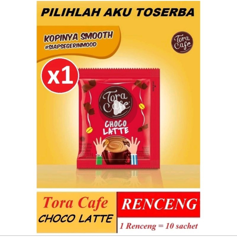 

TORABIKA Tora Cafe Choco Latte 1 Renceng @10 Sachet