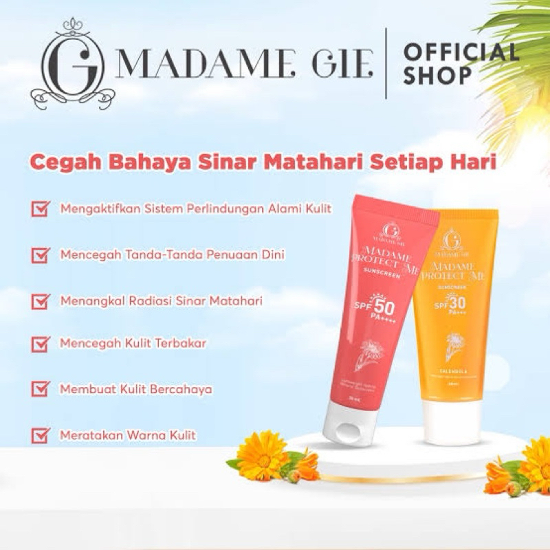 sunscreen madam gie spf 50