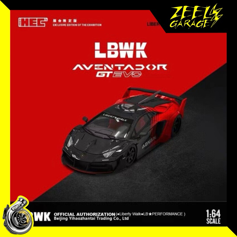 Time Micro Lamborghini Aventador LBWK ADVAN Hobby Expo China 2023
