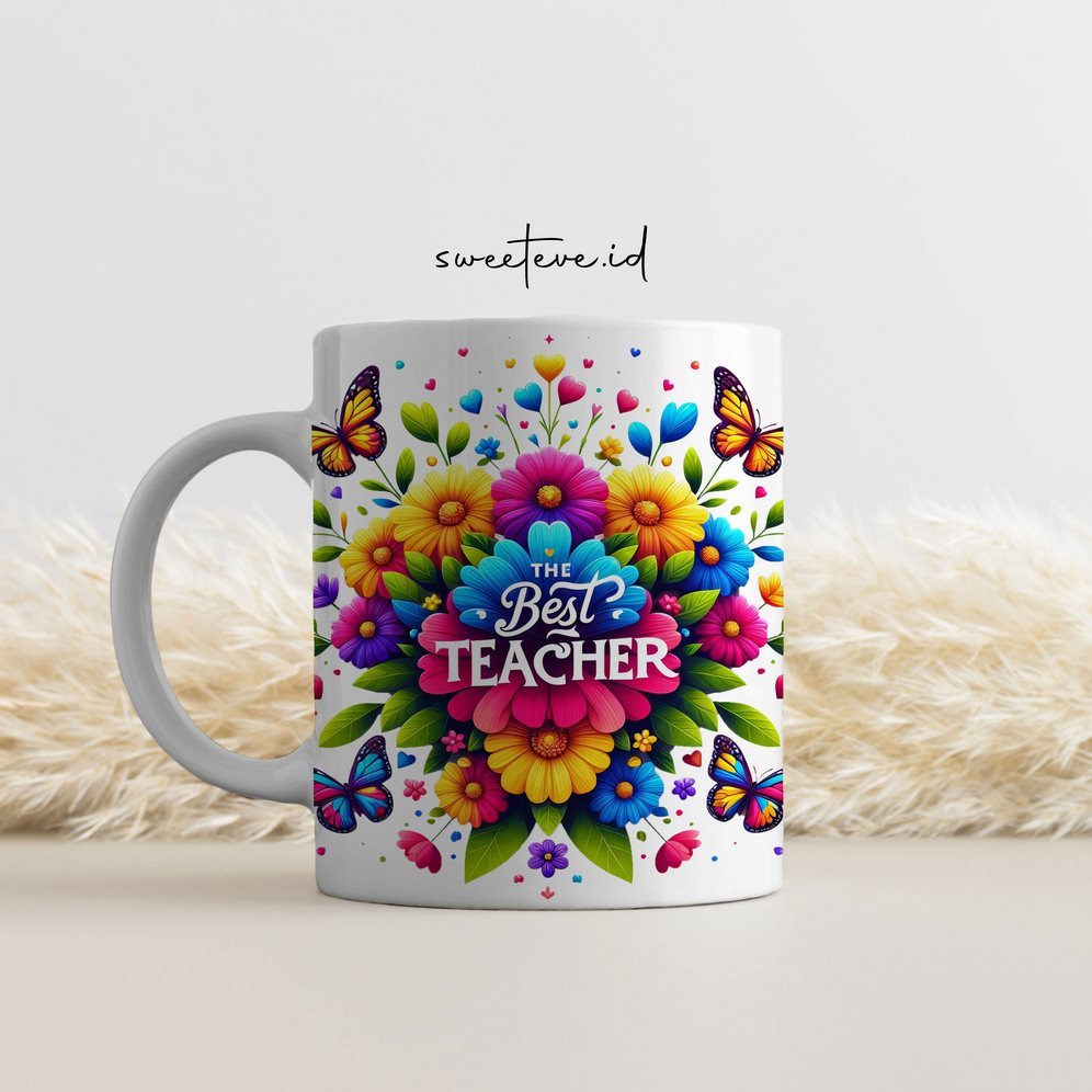 Mug Hadiah Gift Kado Tanda Terimakasih Untuk Guru-The Best Teacher-06