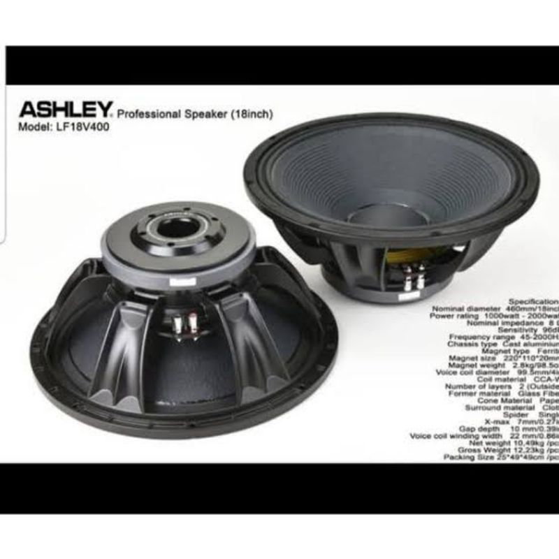 speaker Ashley 18v400