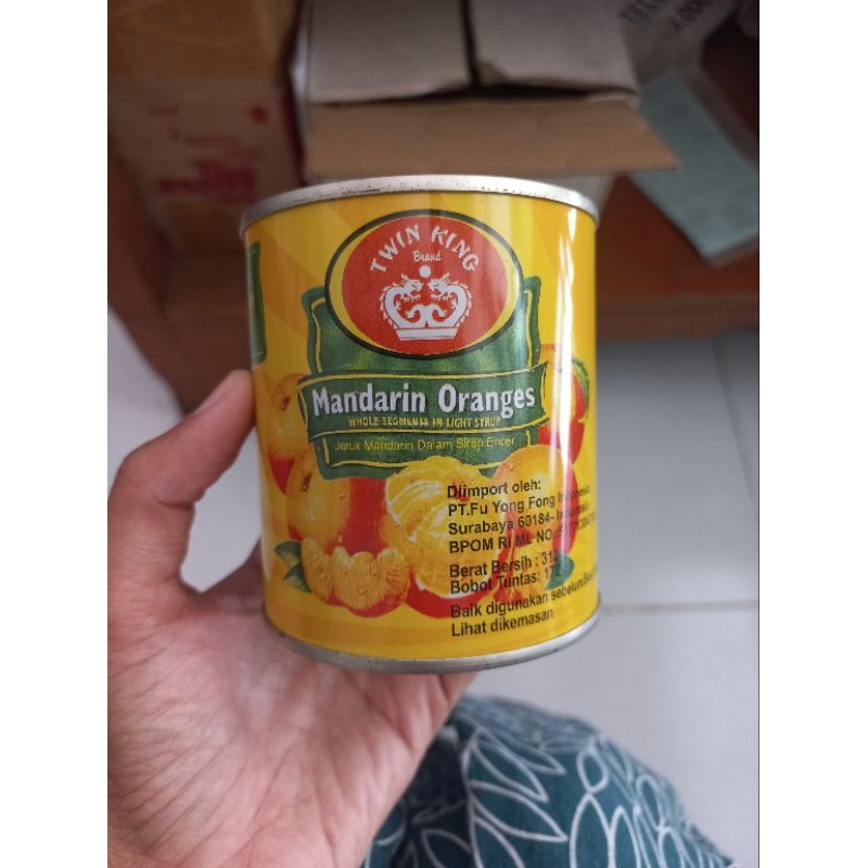 

Mandarin Oranges Twin King 312gr Exp Nov 2024