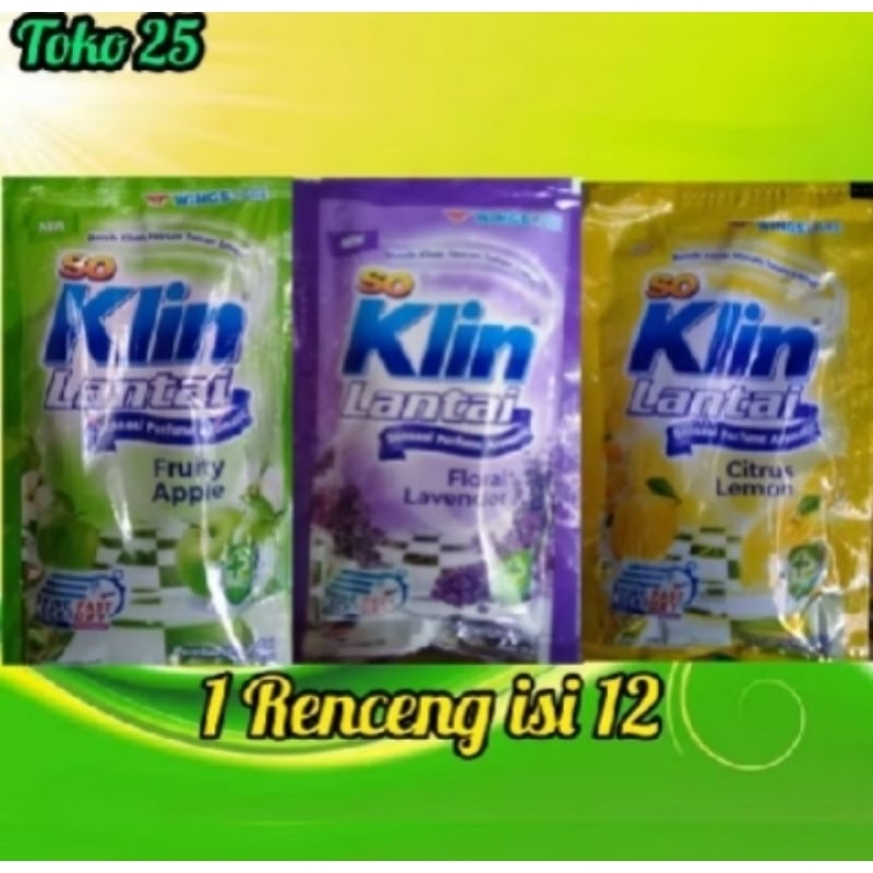 So Klin Lantai 1 Renceng