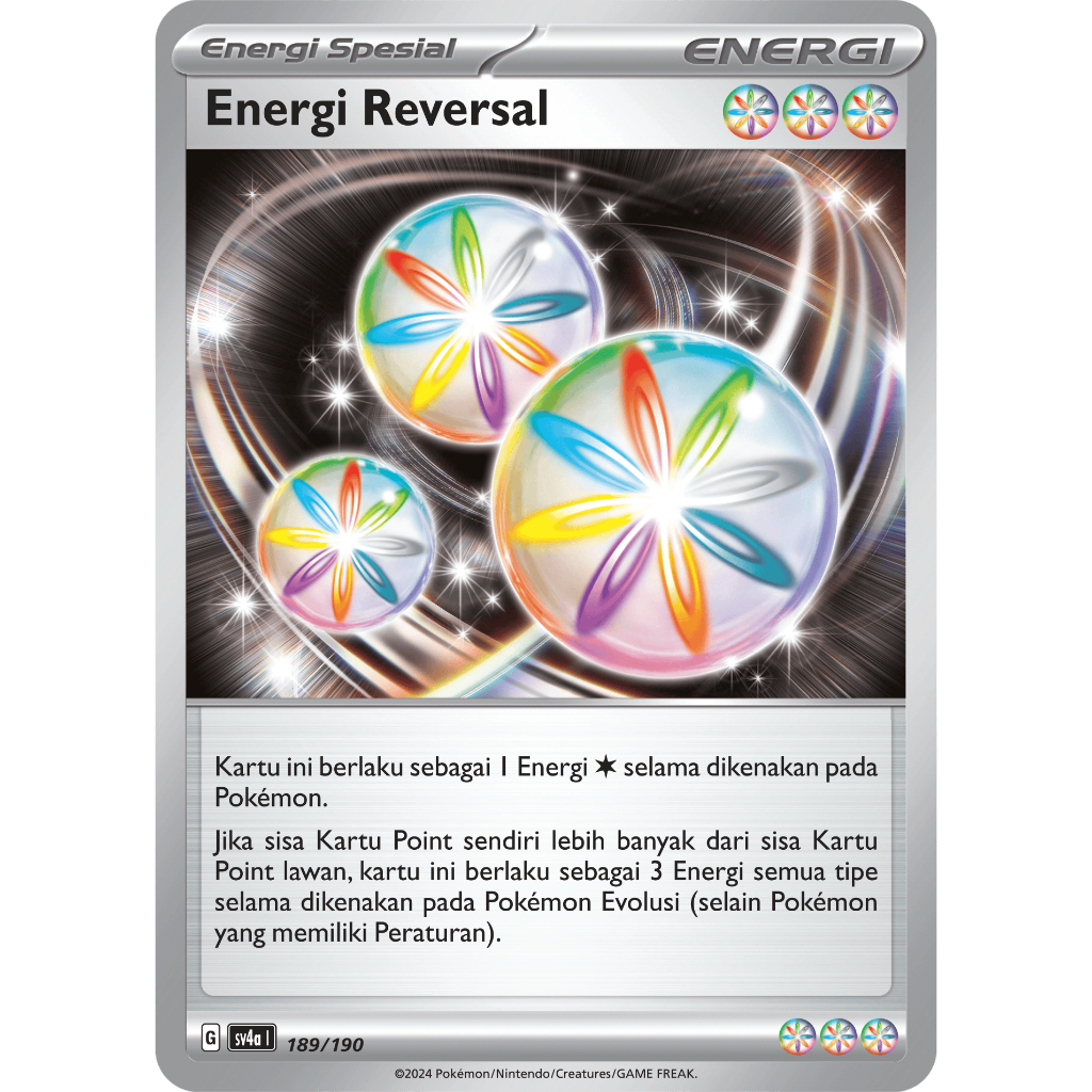 Energi Reversal kartu pokemon tcg indonesia harta berkilau