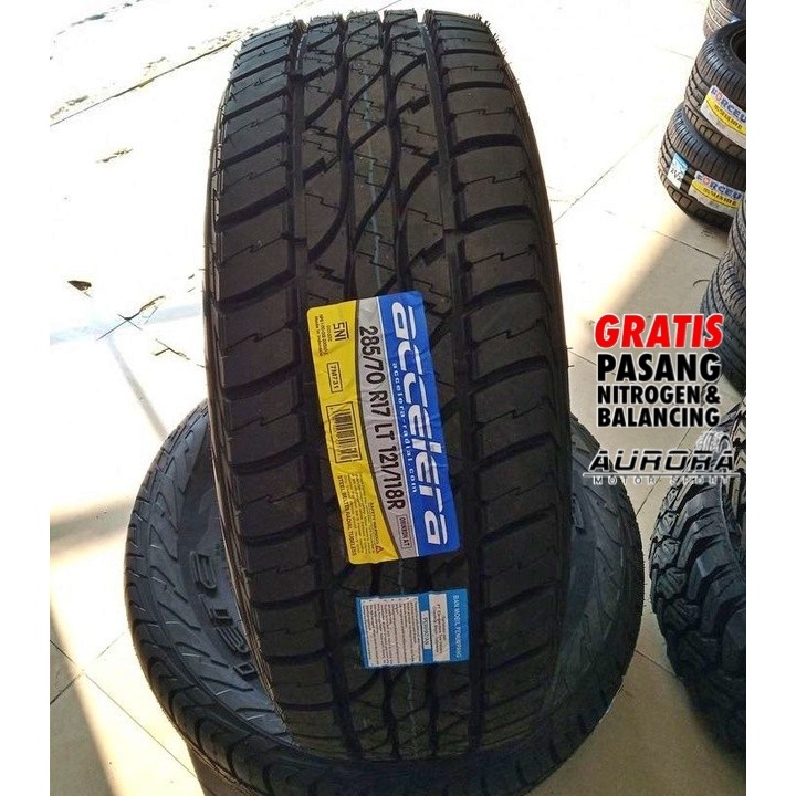 Ban mobil semi off road ring 17 Accelera Omikron A/T 285/70 R17 tubles gratis pasang ditoko