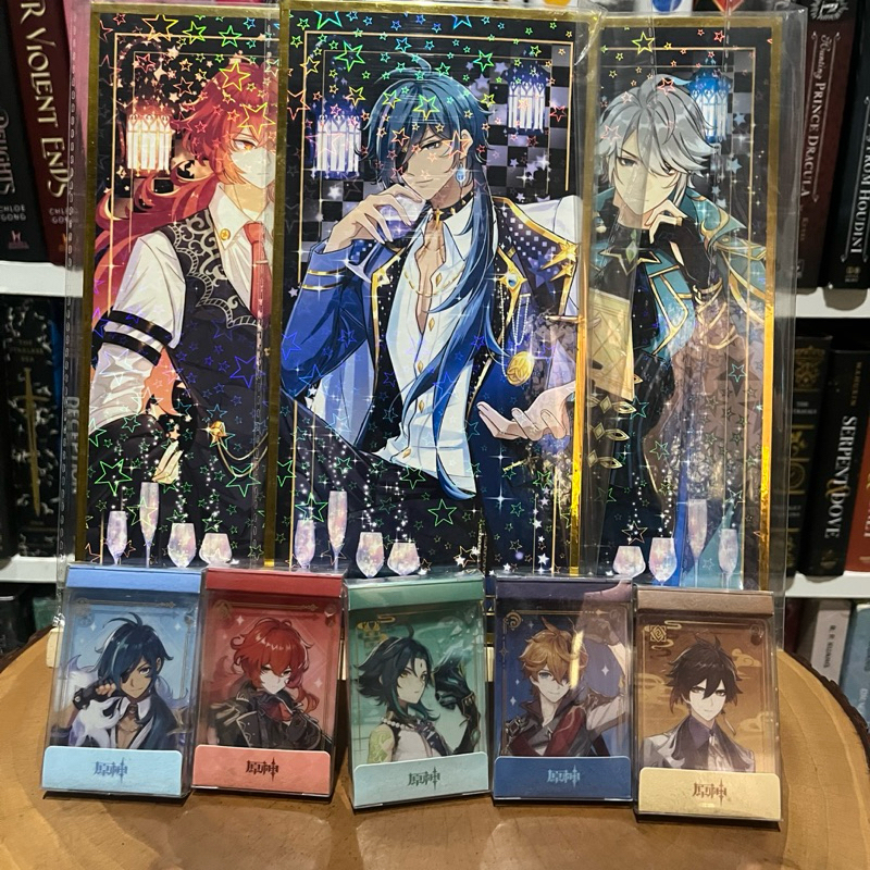 CLEARANCE SALE Official Fanmerch Genshin Impact Haikyuu Kuroko no Basuke Shikishi Badges Keychain Al