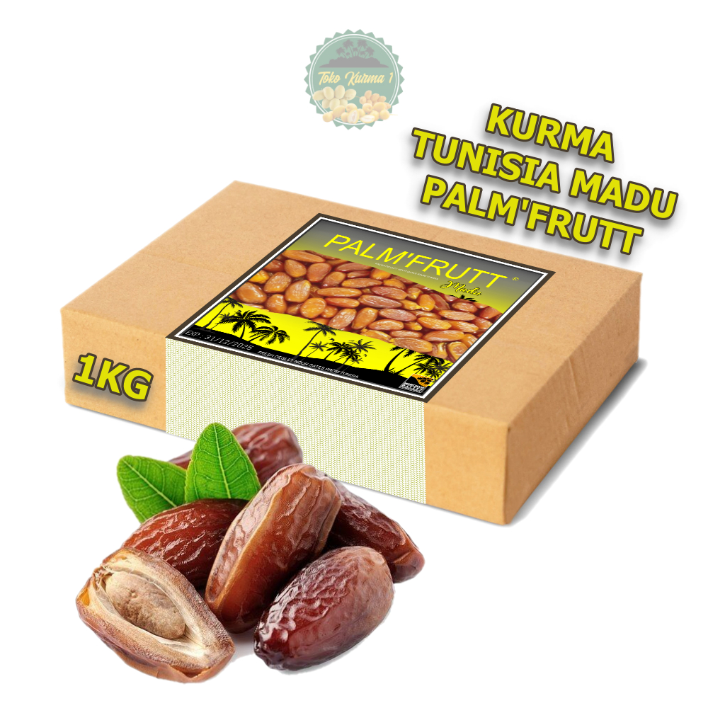 

[NEW] kurma plm fruit madu 1kg/tunisia madu [kemasan dus coklat]