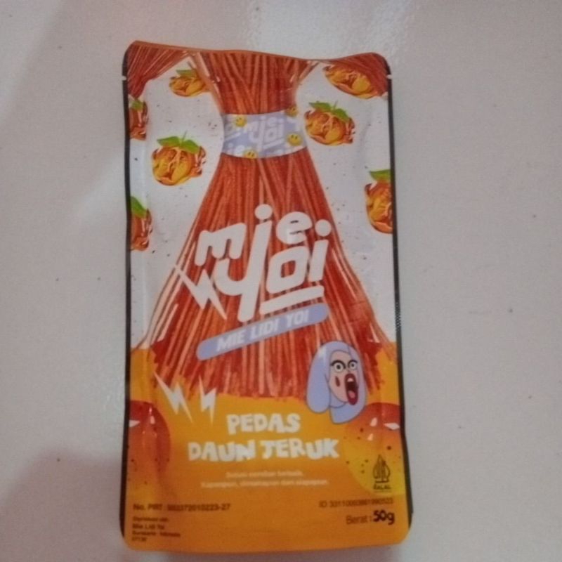 

Mie Lidi pedas daun jeruk