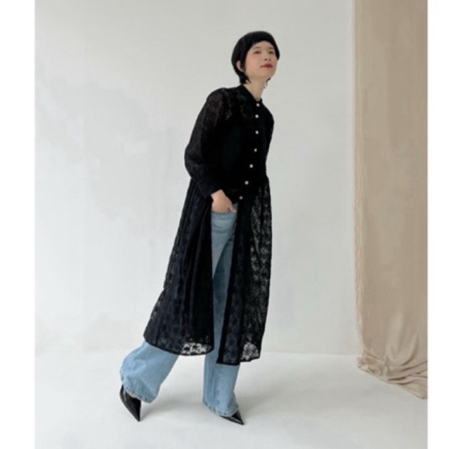 

New Tag by trikck n tricky Raya Dress black embroidery