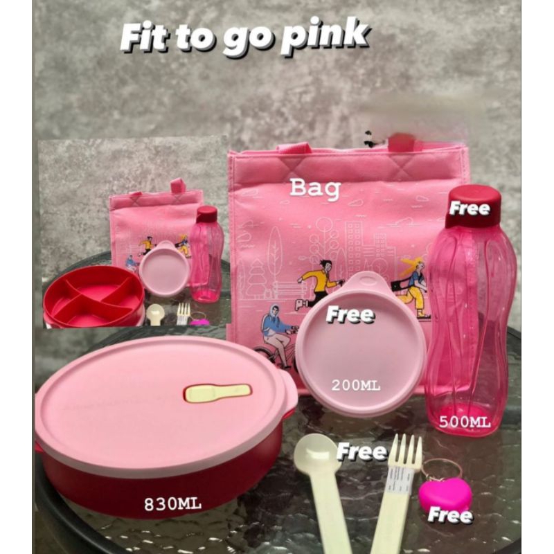 fit to go lunch set tupperware