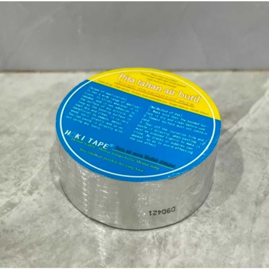 LakbaN ANTI BOCOR / SENG / DINDING / ATAP RUMAH Aluminium Foil Hoki Tape