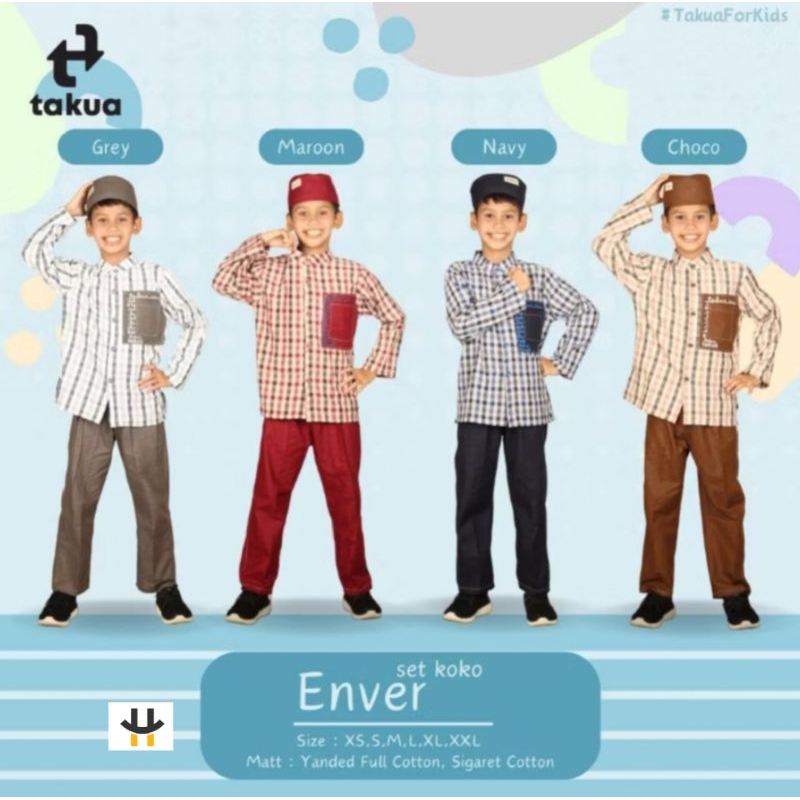 setelan koko anak laki-laki ENVER by takua