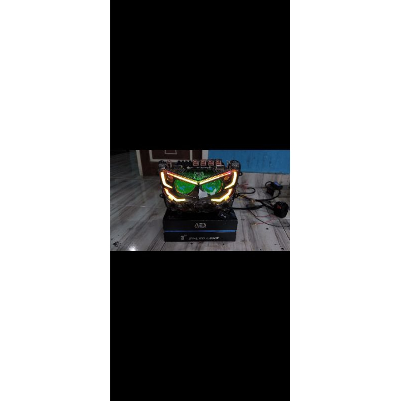 headlamp nmax new custom biled proji nmax new 2024