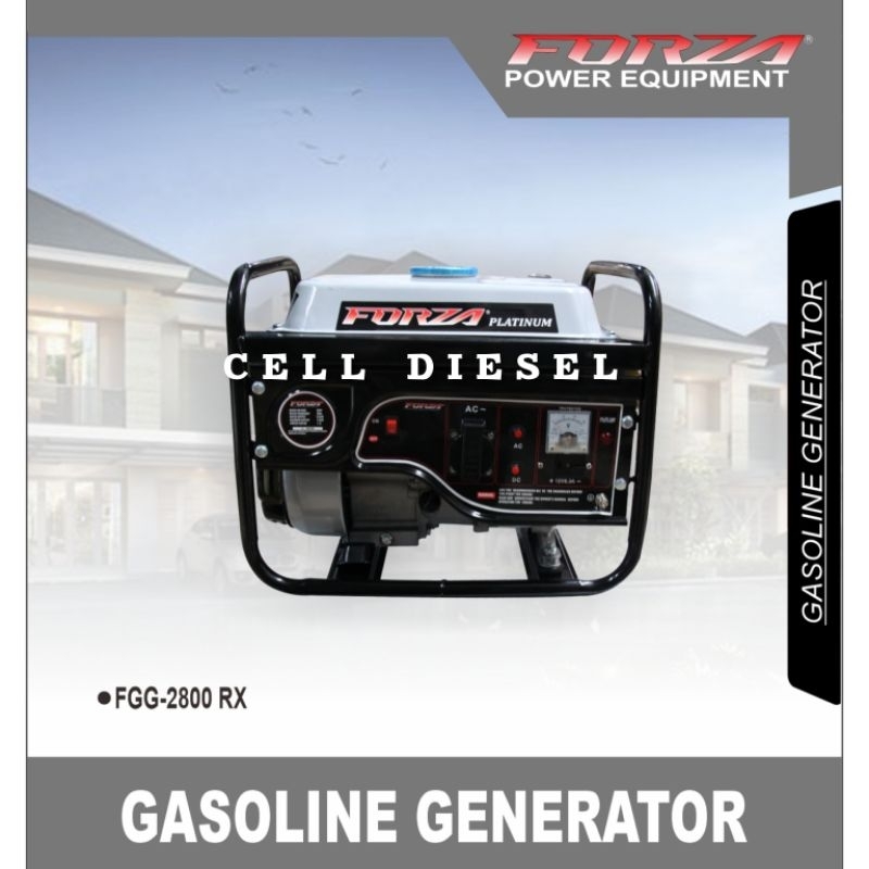 mesin generator listrik / genset  Forza 1000 Watt FGG 2800 RX