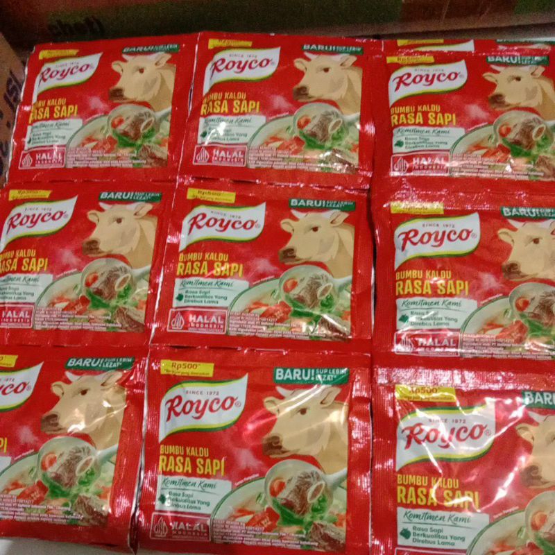 

Royco Sapi Penyedap Rasa 1 Renteng isi 12 Pcs