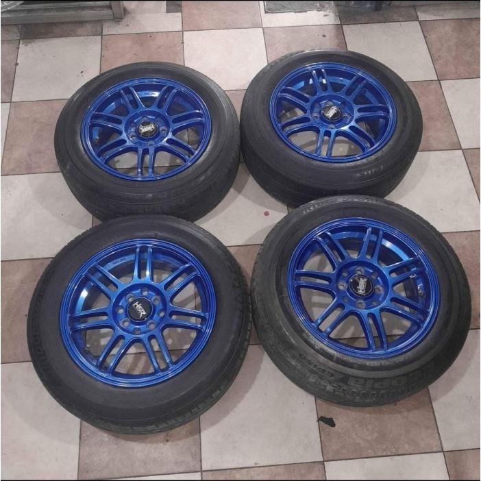 velg bekas racing hsr r15 baut 8 mobil avanza jazz yaris dll