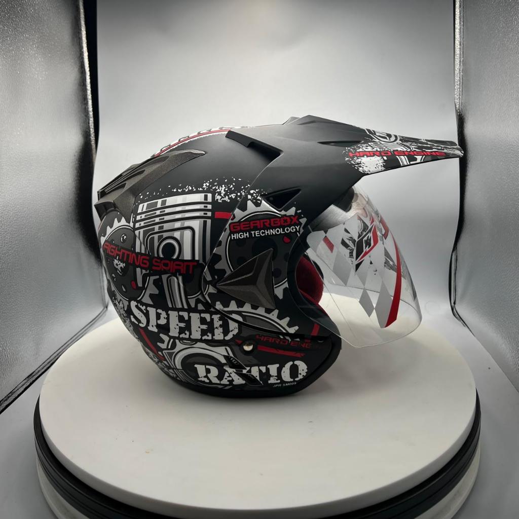 HELM JPX / OBRAL JUAL RUGI HELM JPX HALF FACE MOTOCROSS