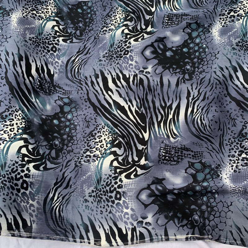 kain silk crinkle - kain crasenza silk - harga setengah meter