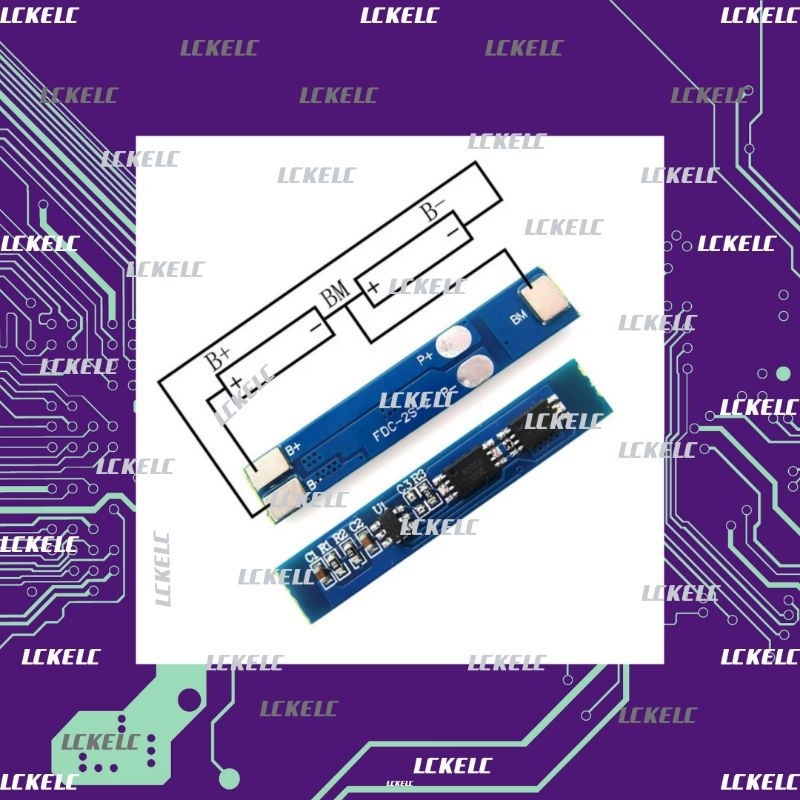 BMS 2S 3A 18650 LI-ION LITHIUM BATTERY CHARGER + PROTECTION
