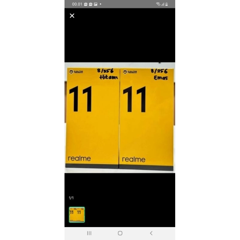 Realme 11 4G 8/256gb resmi