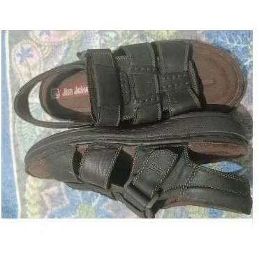 sandal sepatu pria kulit original