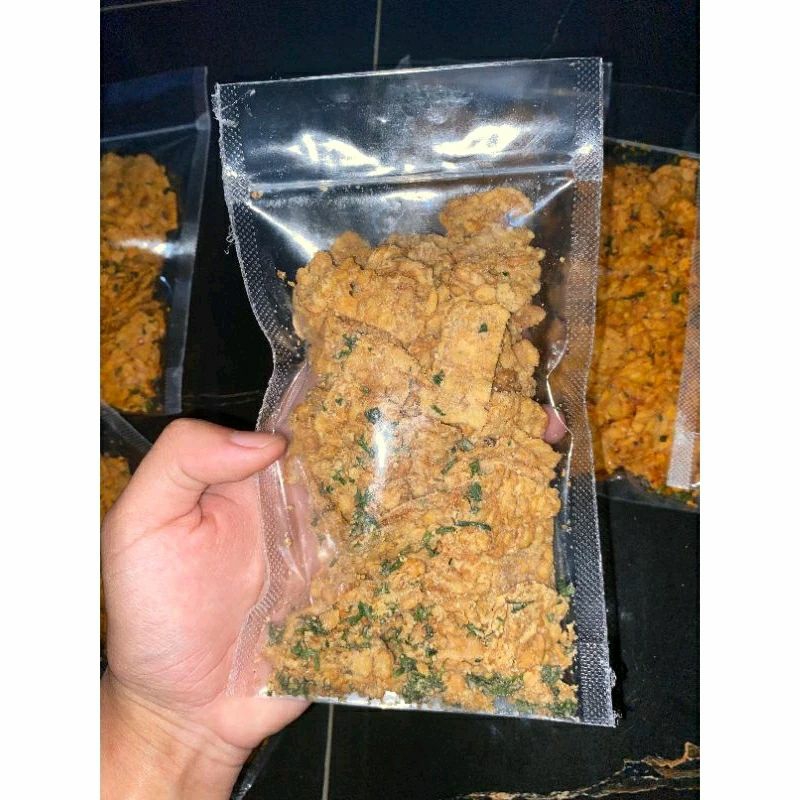 

tempe crispy kemasan 80gr