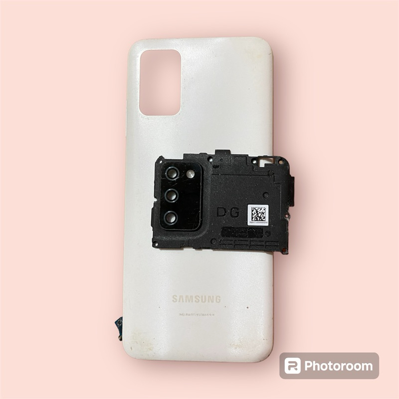 backdoor, kamera belakang, sim card, fingerprint, Board cas samsung a03s ori Copotan