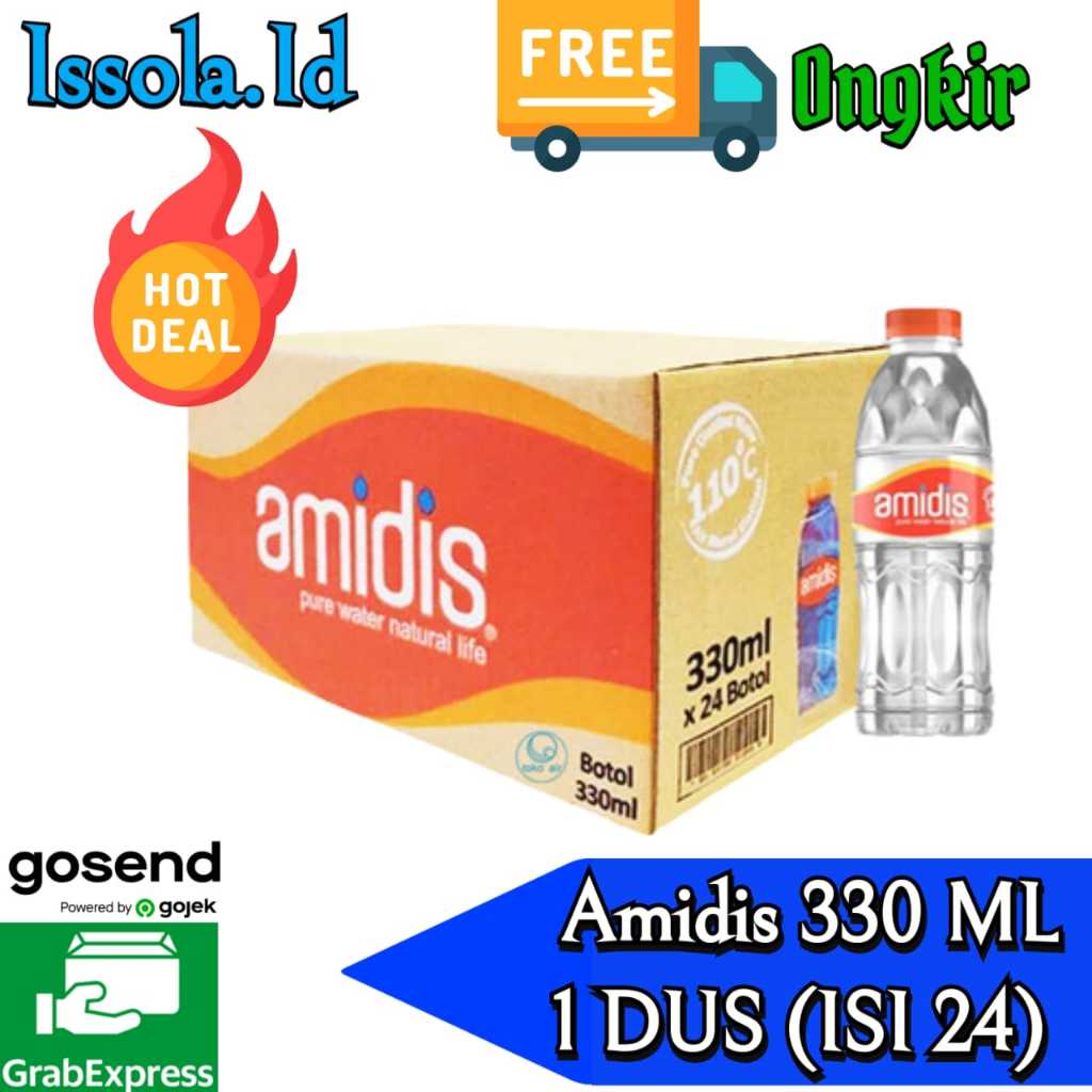 

AMIDIS AIR MINERAL KEMASAN BOTOL 330 ML X 24 PCS