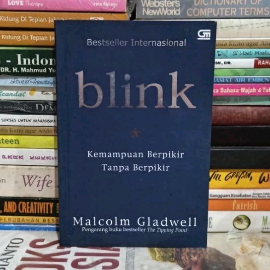 Buku Original blink Kemampuan Berpikir Tanpa Berpikir Malcolm Gladwell Bekas