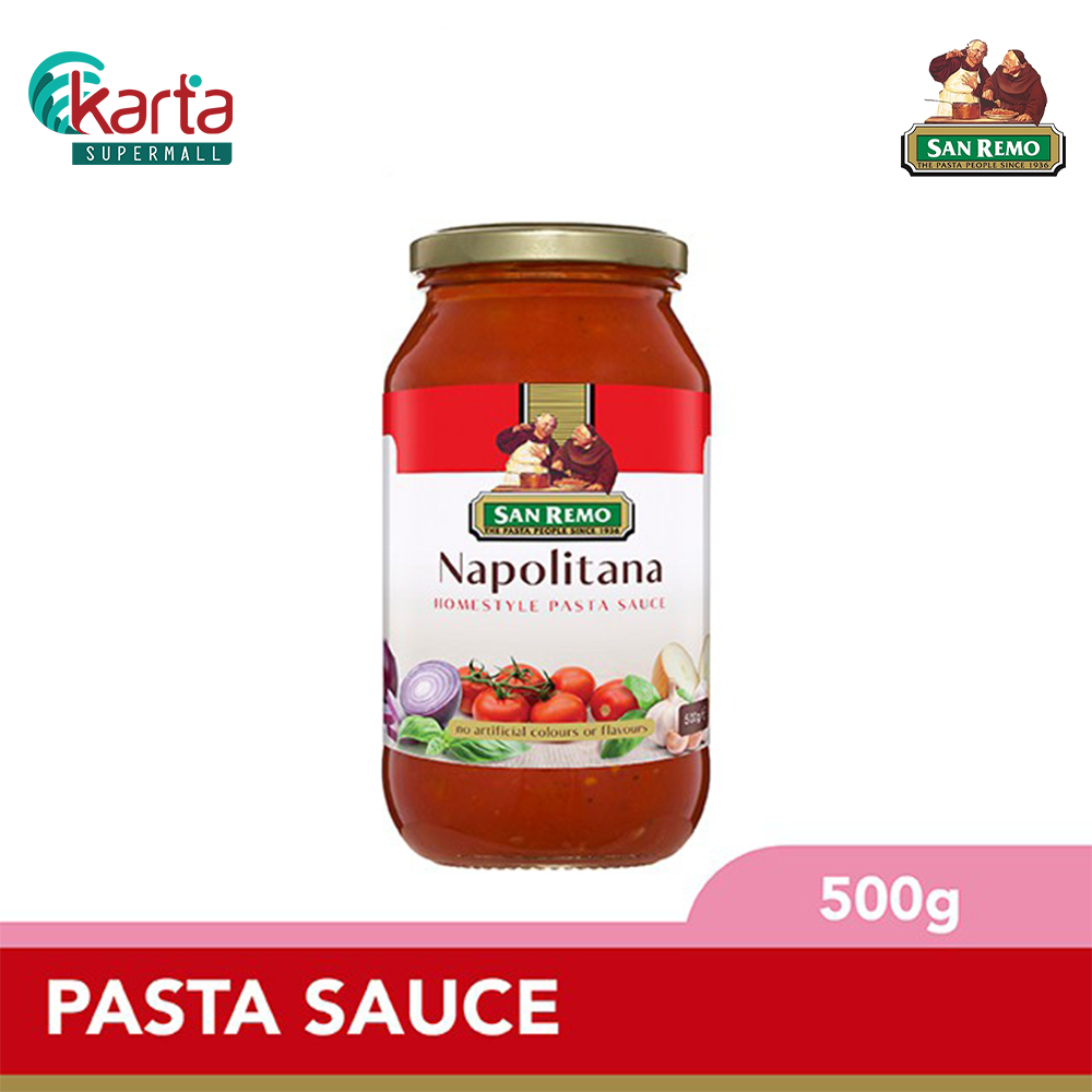 

san remo pasta sauce napolitana 500gr