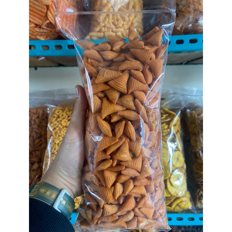 

kemasan 500 gram pang pang kerucut dan pang pang kotak persegi manis