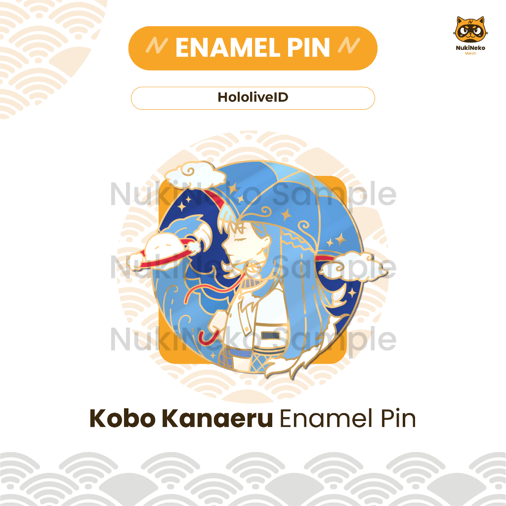 Kobo Kanaeru Enamel Pin / Enamel Pin / Fanmerch Enamel / Hololive ID Fanmerch