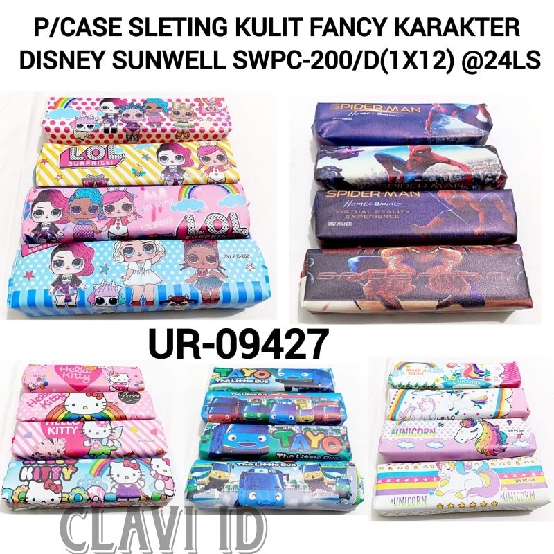 

9427/KOTAK PENSIL KAIN MURAH ANAK/KOTAK PENSIL TAYO SPIDERMAN/KOTAK PENSIL UNICORN