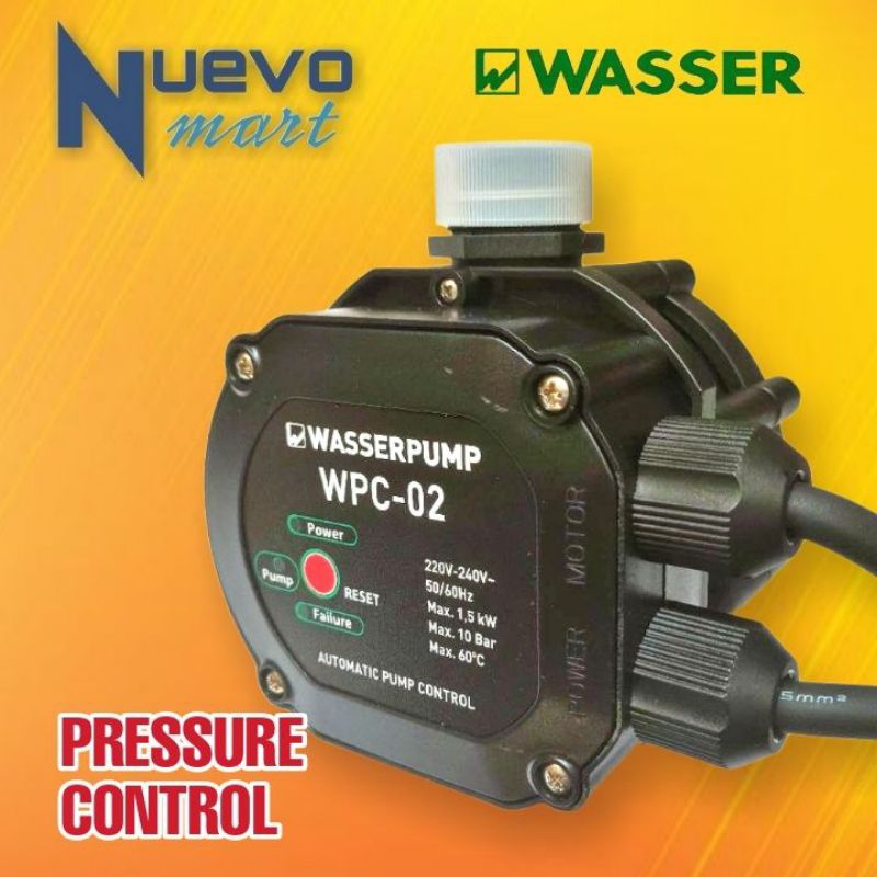 Otomatis Pompa Air WASSER WPC 01 Pressure Control APC WPC 02